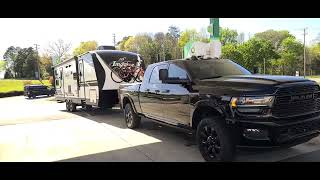 RAM 2500 MPG Test Pulling a Grand Design Imagine 2800BH 153 miles