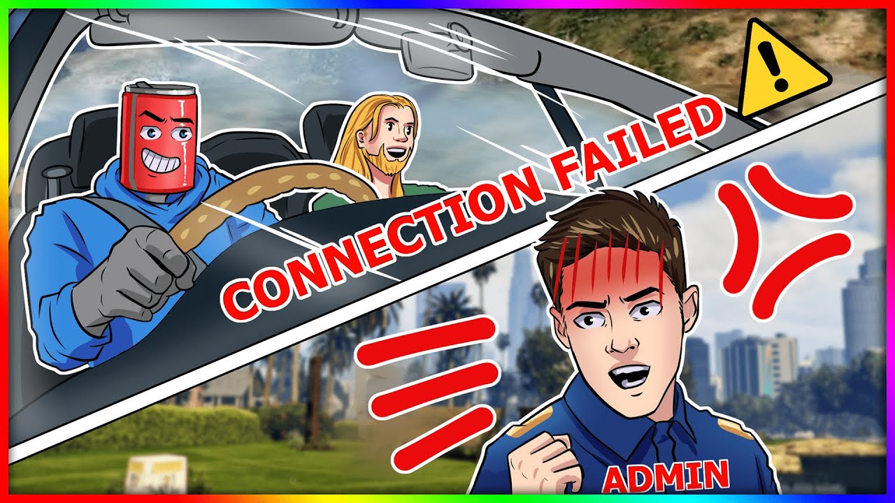 The SALTY Admins Banned Us for this! (GTA RP)