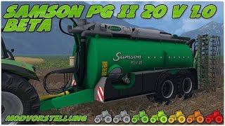 LOWRIDER GÜLLEFASS! Samson PG II 20 Mod für Landwirtschafts Simulator 15