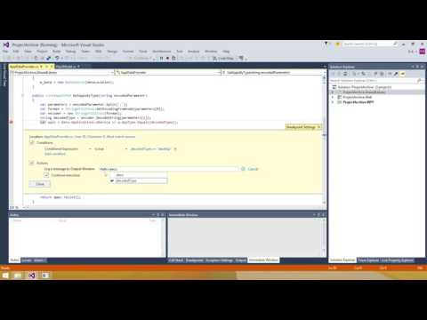 Visual Studio 2015 Final Release Event Breakpoint Configuration Experience in Visual Studio 2015