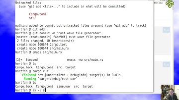Live Programming: Write A WAV in Rust