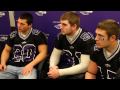 2009 NCAA Football Semifinal - UW-Whitewater Celebration, Players News Conference