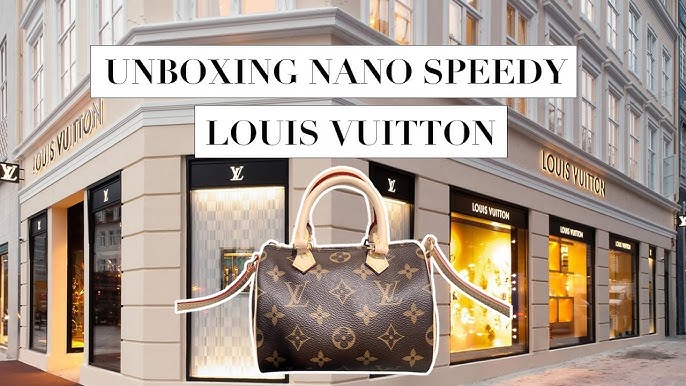 UNBOXING Louis Vuitton Nano Pallas 2015 smaller than mini micro BB
