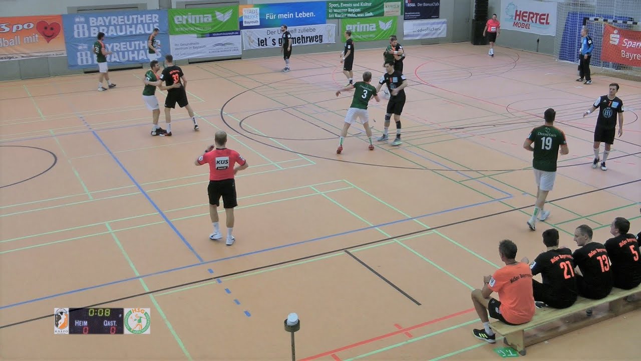 HaSpo Bayreuth –  HSG Dutenhofen/Münchholzhausen II, 1.Halbzeit (11.09.2021, Herren 3.Liga)