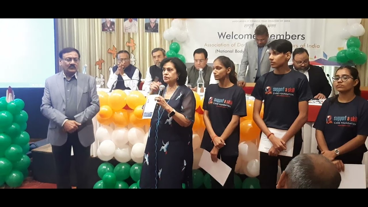 Support A Skill Care Foundation : Certificate Distribution to Students  sponsored by ADTOI 2023
