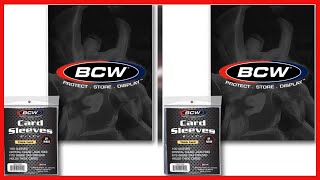 BCW 1-SSLV-Thick Thick Card Soft Sleeves for Sports and Non-Sports
