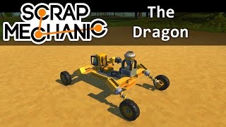 The Dragon, an All-Terrain Acrobatic Convertible Unstoppable Supercar! | Scrap Mechanic