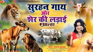 Surhan Gay aur Sher ki ladai सुरहन गाय और शेर की लड़ाई आल्हा स्वर - संजो बघेल