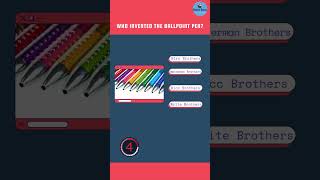 Who invented the BALLPOINT PEN? #shorts #youtubeshorts #inventions