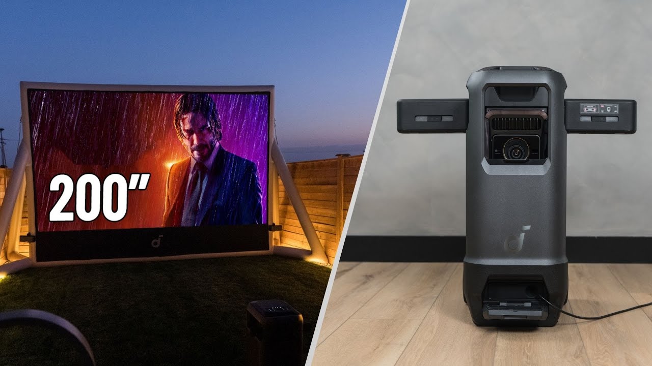 setting up a 4K Dolby Atmos home theatre in our backyard! - Nebula X1 Pro