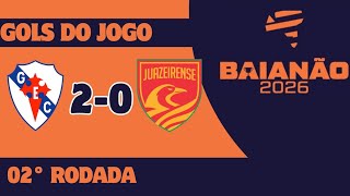 GALÍCIA 2X0 JUAZEIRENSE, CAMPEONATO BAIANO 2026