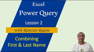 Combine First and Last Name with Power Query