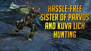 SISTER OF PARVOS & KUVA LICH HUNTING ARE EASIER NOW AFTER ANGELS OF ZARIMAN UPDATE | WARFRAME [2022]