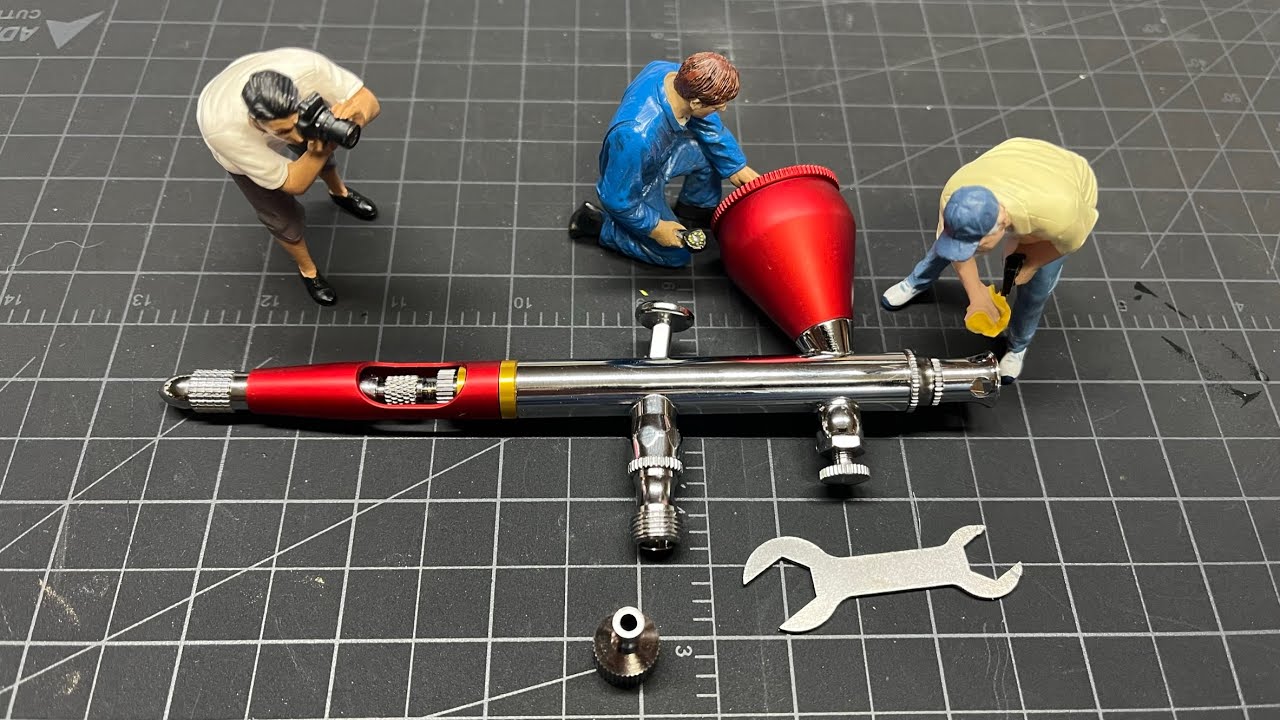 NEOECO NCT-SJ83R two stage airbrush Takedown video.