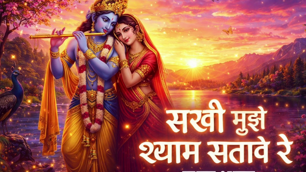 सखी मुझे श्याम शतावे रे | ब्रज की मधुर कृष्ण भजन | राधा कृष्ण भजन, बंशी की धुन पर नाचे ब्रज