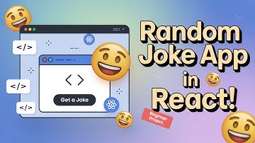 Build a Random Joke 😂 Generator in React 🚀 | Beginner Friendly Mini Project (Full Tutorial)