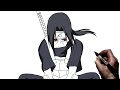 How To Draw Itachi (Anbu) | Step By Step | Naruto