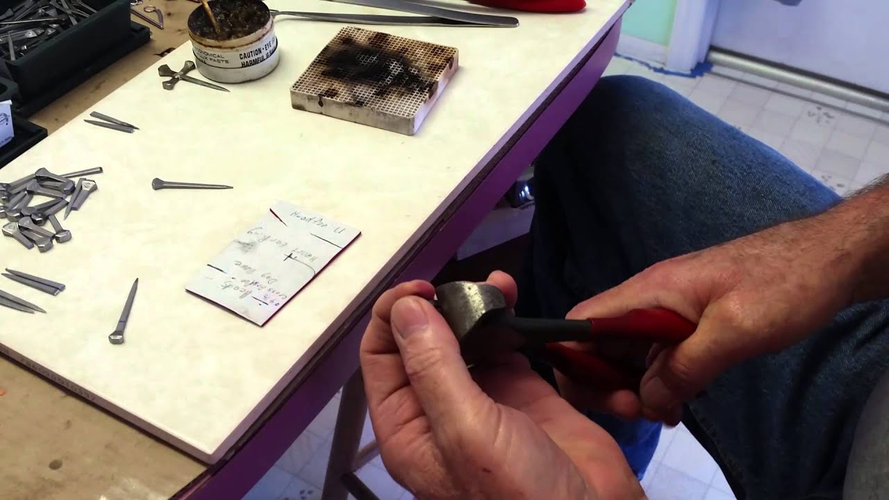 Horseshoe nails hearts and cross 1. YouTube