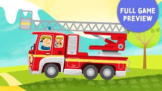 Fire Engine & Firefighters App for Kids 🔥🚒 Litte Fire Station Adventure Game Walkthrough