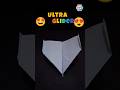 😍 How to make Ultimate Ultra glider paper plane🤩🔥try it once #shorts @RealHarsh_369