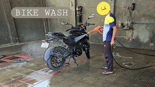 Bajaj N160 Bike Wash Pressure Washer Se Full Clean Sukoon