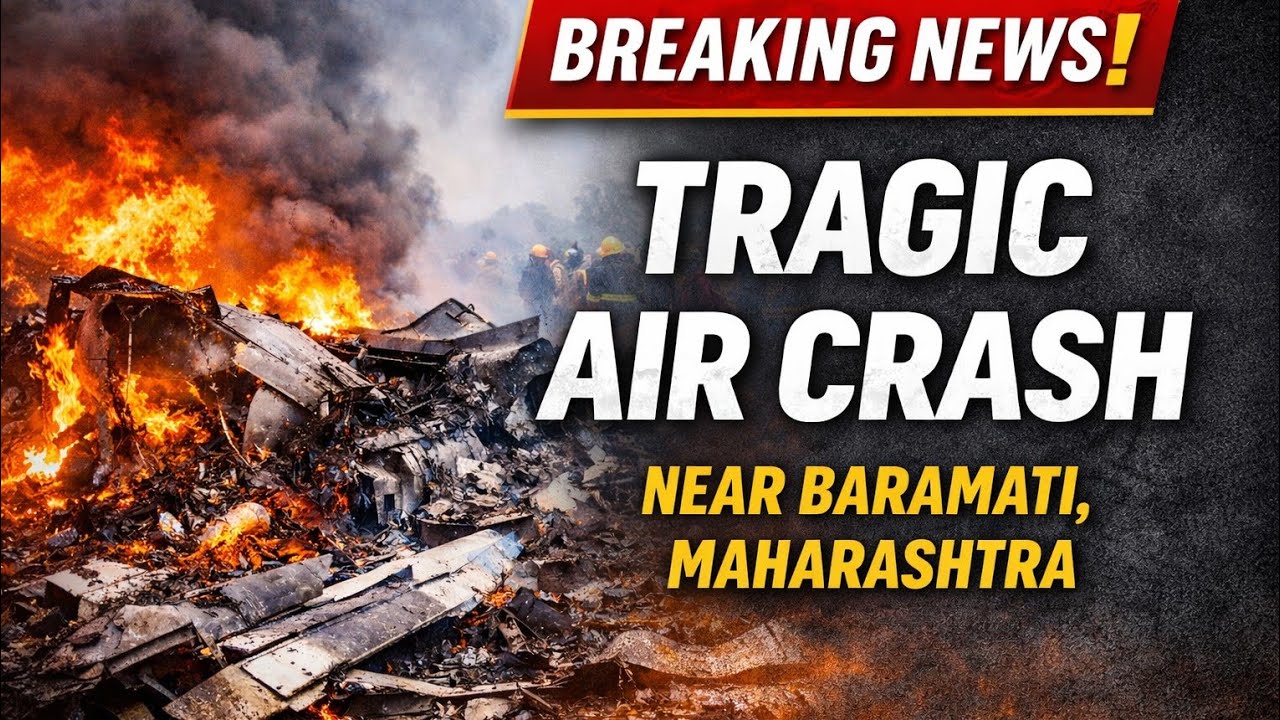 Maharashtra deputy CM ajith pawar plain crashed 