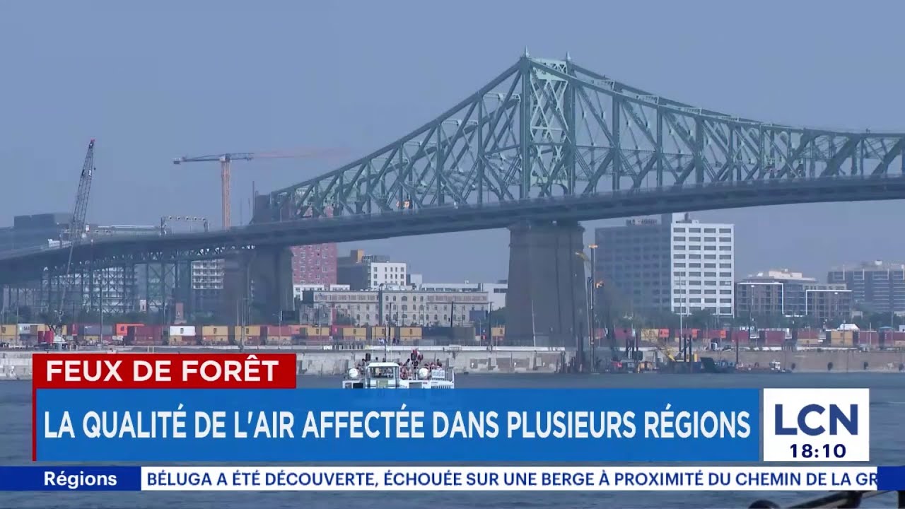 Le Québec sous la fumée: la qualité de l’air se dégrade