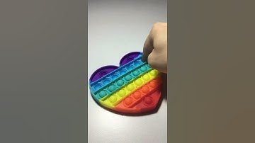 Pop it anti stress fidget like a simple dimple ASMR video unbox with kitty