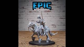 Dullahan Rider Sword | DnD Miniature | Tabletop Game Miniatures | 3D Model STL FILE | RPG DnDminis