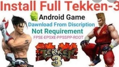 (20MB)How to download Tekken 3 game in Android only 20 MB with cheat codes (Hindi/Urdu)