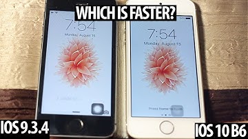iPhone 5S - iOS 10 BETA 6 vs. iOS 9.3.4 Speed Test + Benchmark! #iOS10BETA6 #IOS10 #IOS934 #iPhone5S