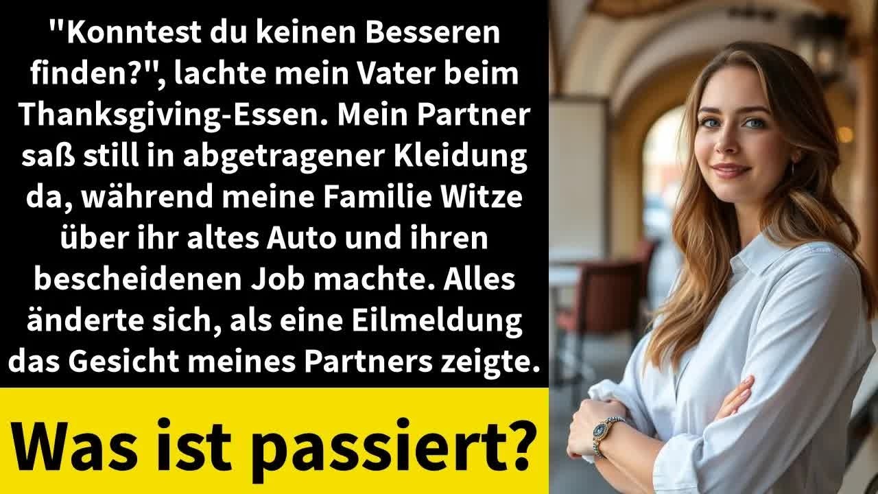 Konntest du keinen Besseren finden？＂, lachte mein Vater beim Thanksgiving Essen