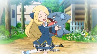 Cynthia And Her Garchomp Full Backstory  English Subbed Pokémon 😘 Journeys Episode 122 [ Pokeclips ]