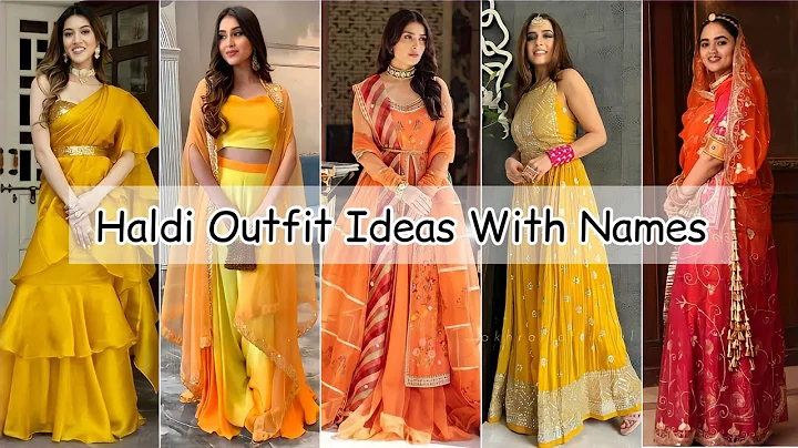 Haldi outfit ideas for girls women/Haldi function dress ideas for bridesmaid/Haldi dress designs
