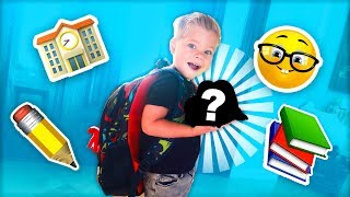 FIRST BACK TO SCHOOL SHOW-N-TELL! ✏️ What did he bring?! 😮