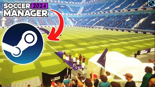 ! SOCCER MANAGER 2024 ON PC (STEAM)