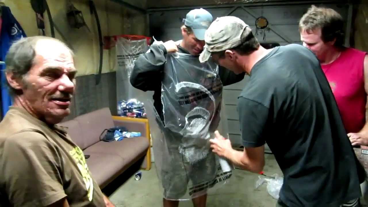 Crazy Redneck On Fire