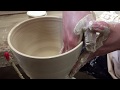 【porcelain】potter's wheel large bowl /【陶芸】ろくろ・丼鉢(大)