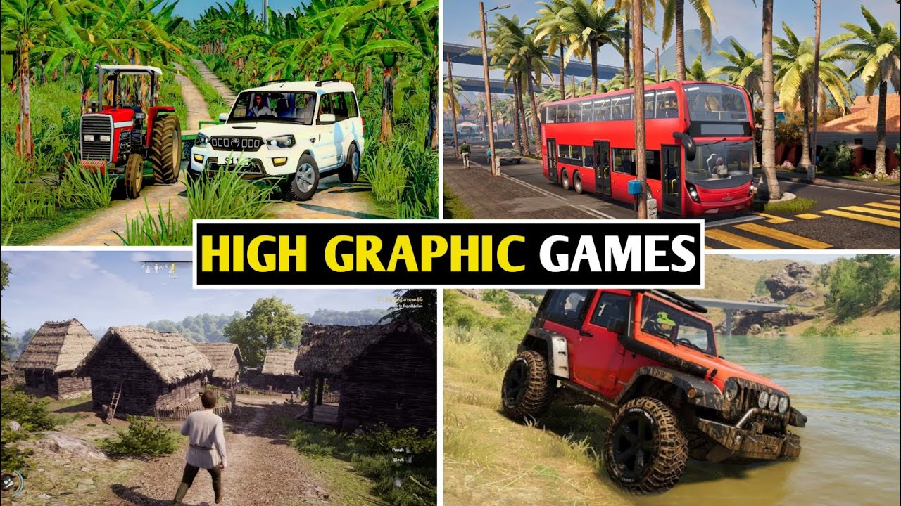 TOP 5 NEW HIGH GRAPHICS GAMES FOR ANDROID | BEST HIGH GRAPHICS GAME ...