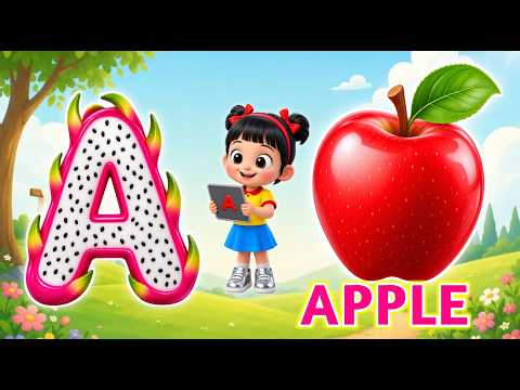 Phonics Song 2 with TWO Words in 3D - A For Airplane - ABC Alphabet Songs with Sounds for Children