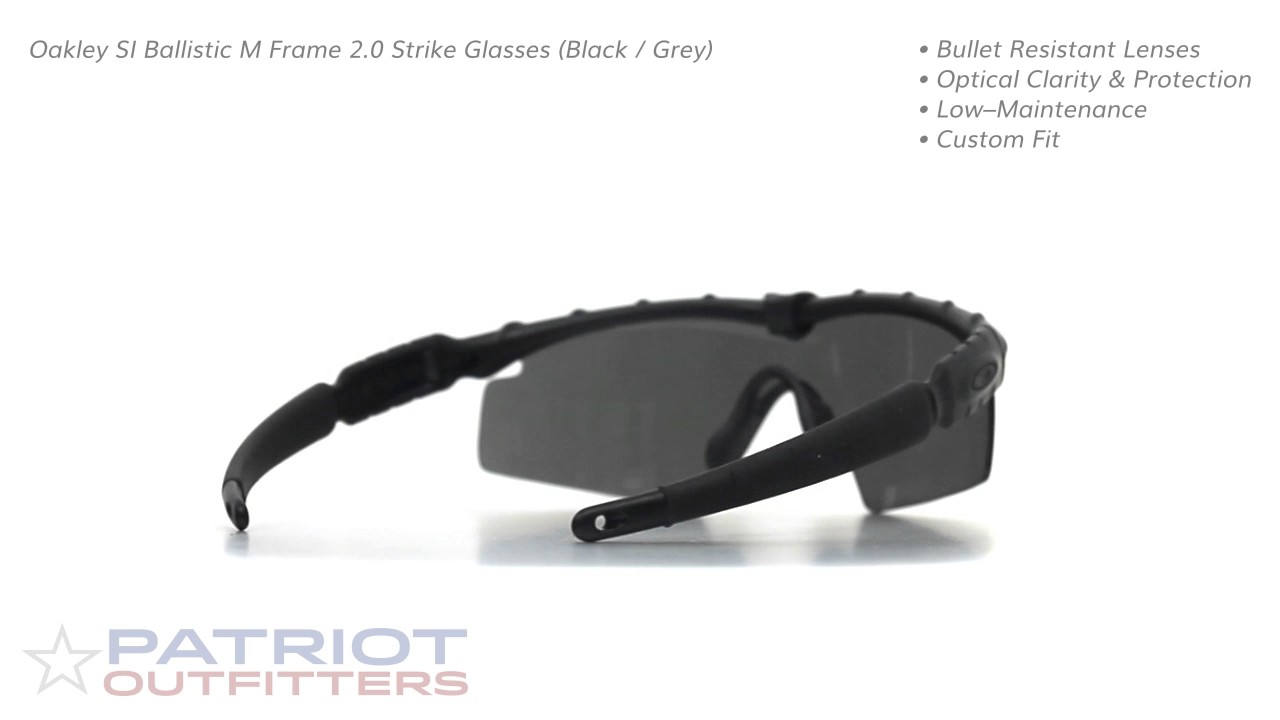 conoscenza Giocare a scacchi Fatidico Oakley SI Ballistic M Frame 2.0 Strike Glasses (Black / Grey) - YouTube conoscenza Giocare a scacchi Fatidico Oakley SI Ballistic M Frame 2.0 Strike Glasses (Black / Grey) - YouTube
