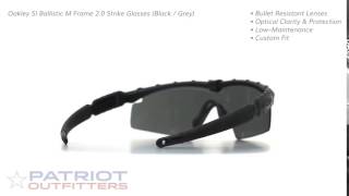 Oakley Si Ballistic M Frame 2.0 Strike Glasses Black Grey