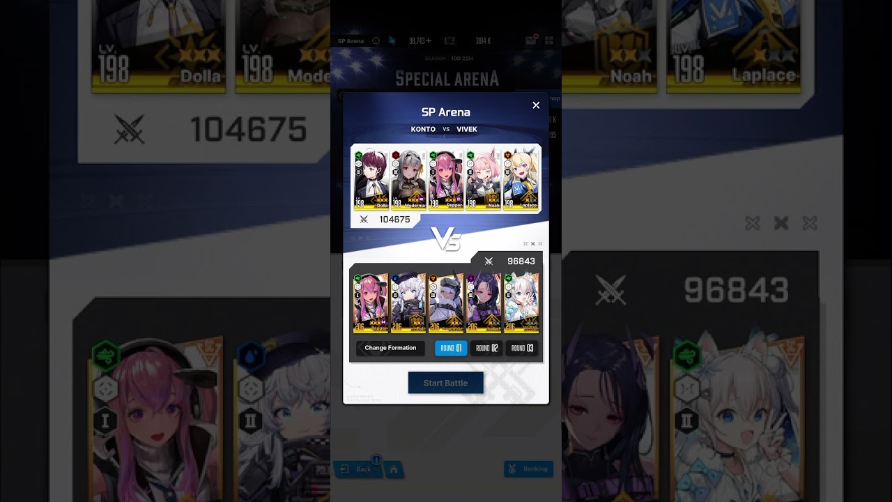 Nikke: SP Arena Opponent Is In Battle Bug