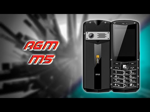 AGM M5   кнопочный телефон на Android! Сенсорный дисплей!