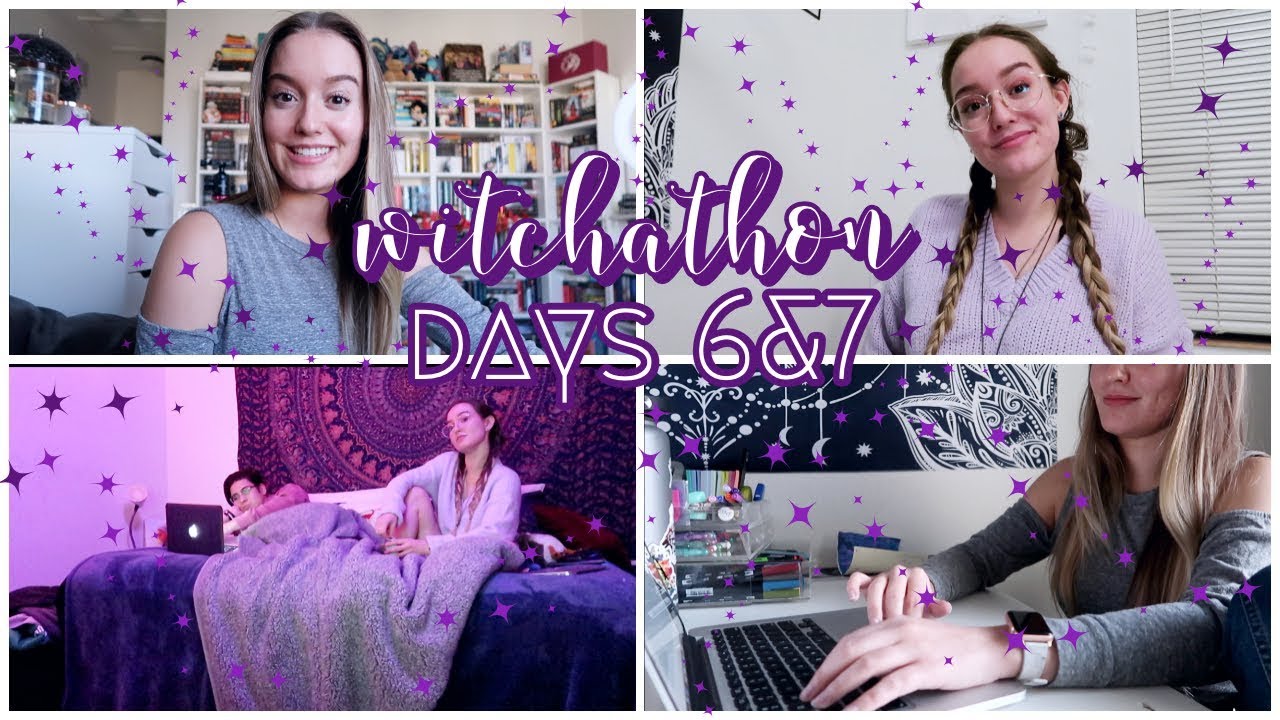 ☾ WITCHATHON DAYS 6&7 | 4 books down, 2 to go! ☆