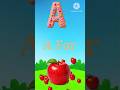 🍎 A for Apple | ABCD Learning for Kids 🌈 Kids Shorts #KidsLearning #Education #NurseryRhymes #Kids