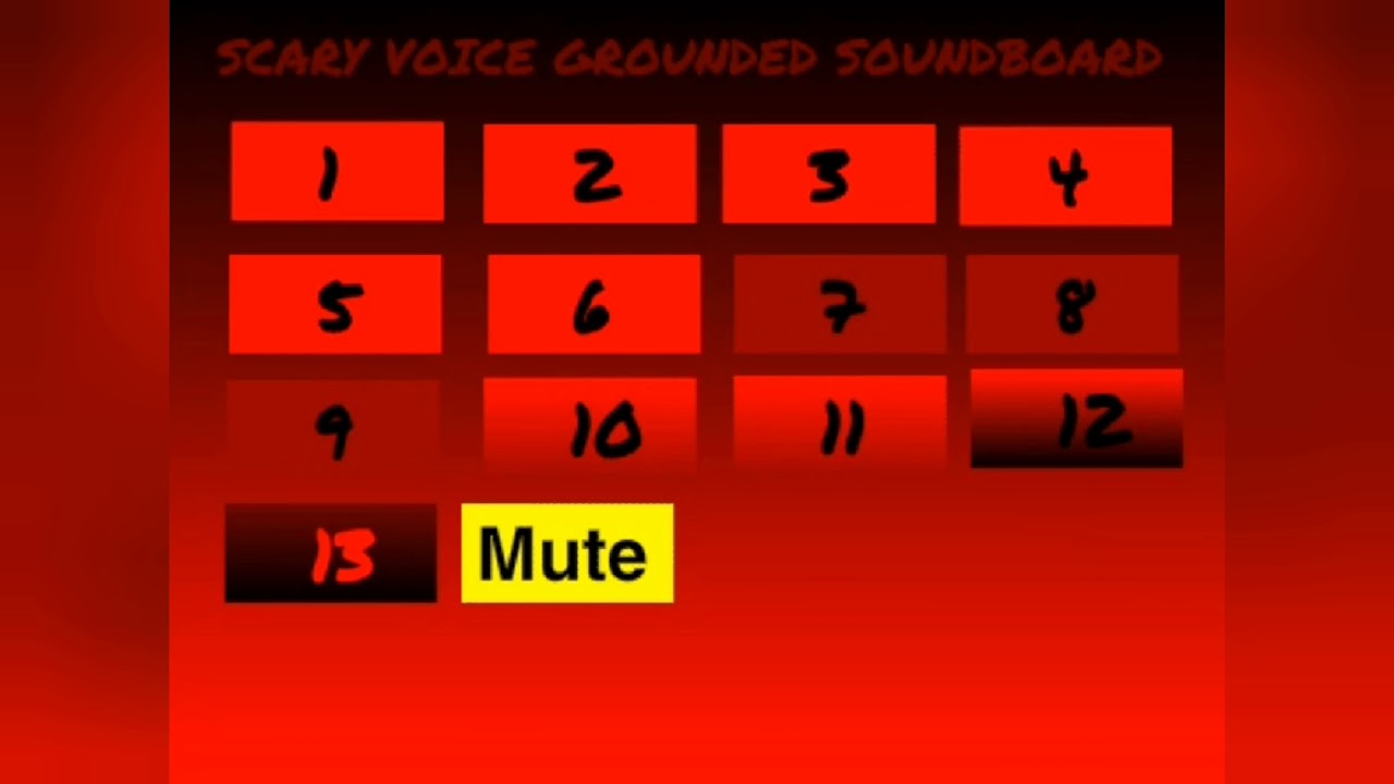 Scary Voice Grounded Soundboard YouTube