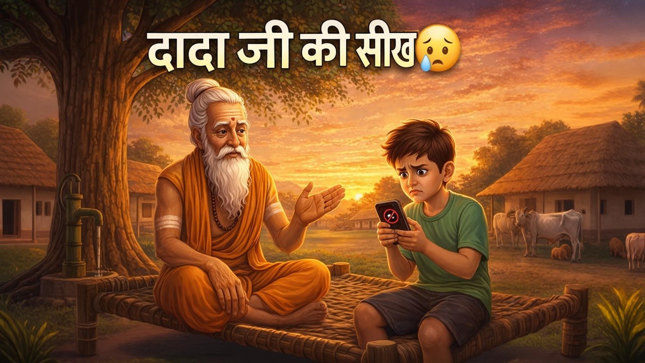 दादा जी की सीख | Moral story | Hindi Kahani | Animated Stories | Hindi Cartoon Stories