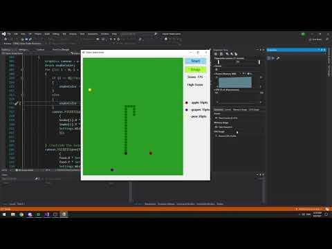 I've created the Snake Game in C# - YouTube