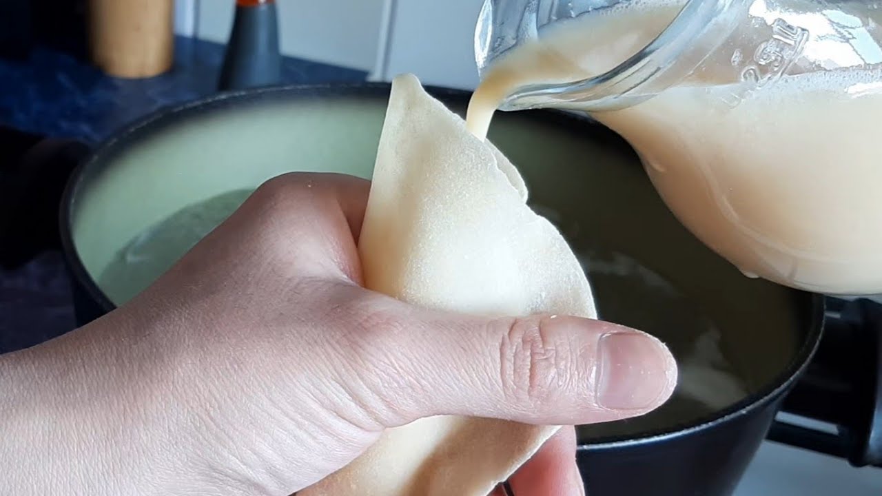 Узбекское национальное блюдо ТУХУМ БАРАК - YouTube